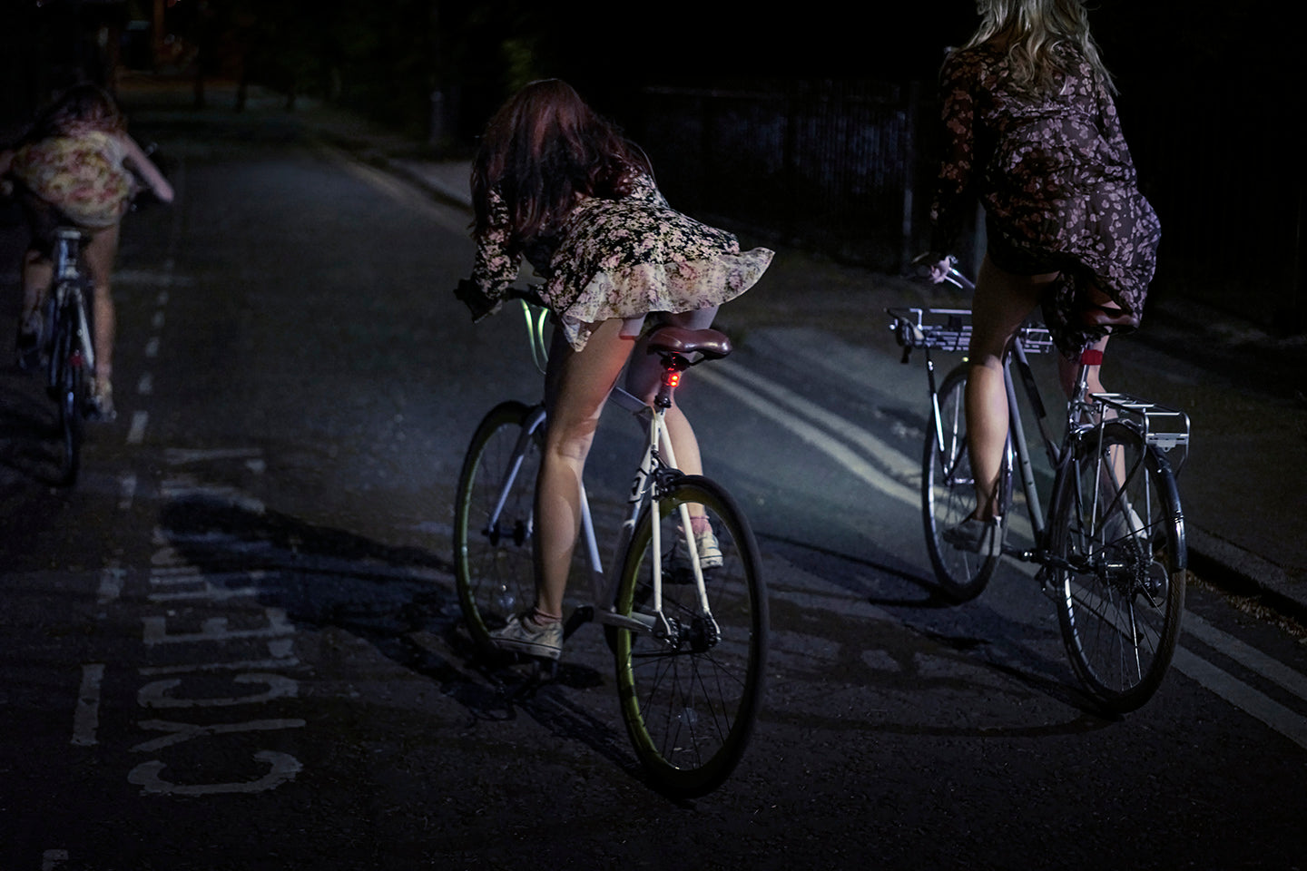 The crazy girl cyclists