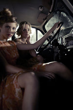 Load image into Gallery viewer, Morris Minor Two Girls
