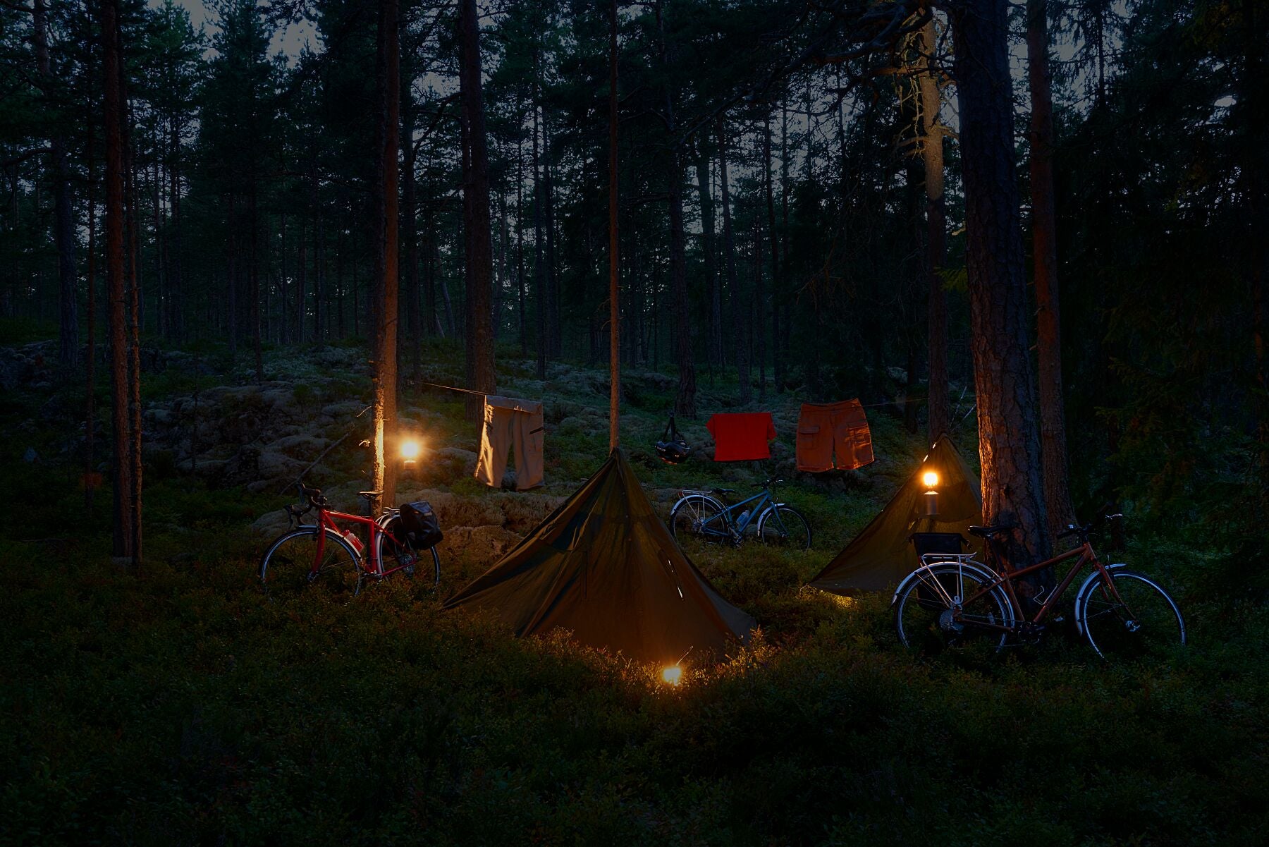 Camping with Bikes